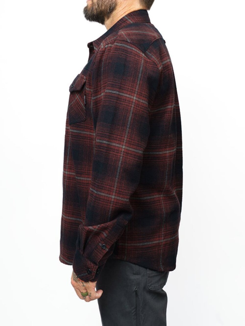 Off The Grid Surplus Destroyer Flannel - Black - Picture 4 of 8